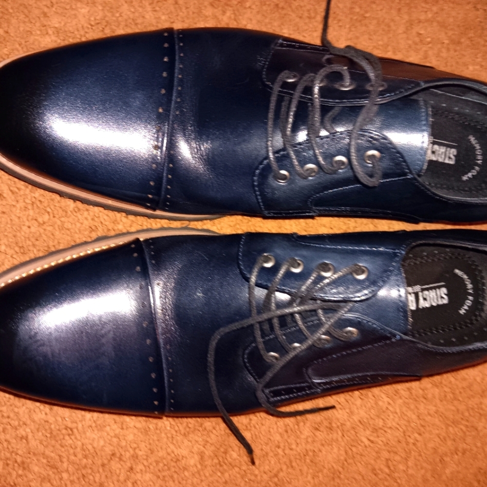 Stacy Adams Navy Blue Shoes